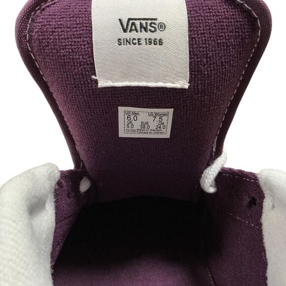 Vans Knu Stack Sneakers Women 7.5 Men 6 Purple Pink Lollipop Platform Shoes NEW - Picture 6 of 11